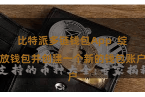 比特派多链钱包App 绽放钱包并创建一个新的钱包账户