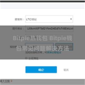 Bitpie热钱包 Bitpie钱包常见问题解决方法