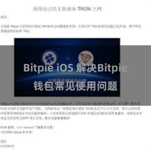 Bitpie iOS 解决Bitpie钱包常见使用问题