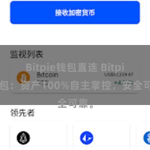 Bitpie钱包直连 Bitpie钱包：资产100%自主掌控，安全可靠。