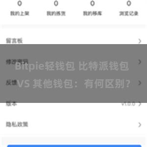 Bitpie轻钱包 比特派钱包 VS 其他钱包：有何区别？