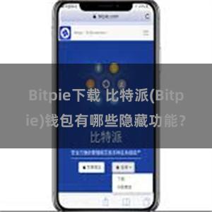 Bitpie下载 比特派(Bitpie)钱包有哪些隐藏功能？