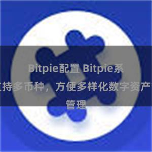 Bitpie配置 Bitpie系统支持多币种，方便多样化数字资产管理