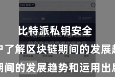 比特派私钥安全  匡助用户了解区块链期间的发展趋势和运用出息