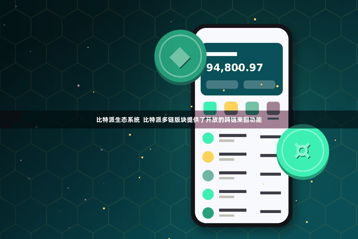 比特派生态系统  比特派多链版块提供了开放的跨链来回功能